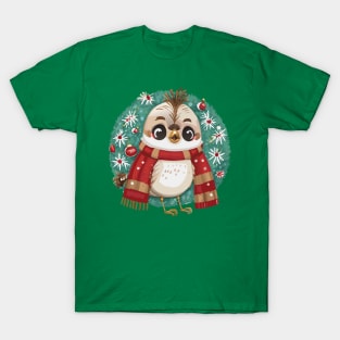 Sparrow Festive Feathered Friend T-Shirt